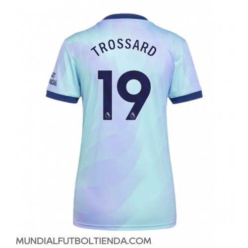 Camiseta Arsenal Leandro Trossard #19 Tercera Equipación Replica 2024-25 para mujer mangas cortas